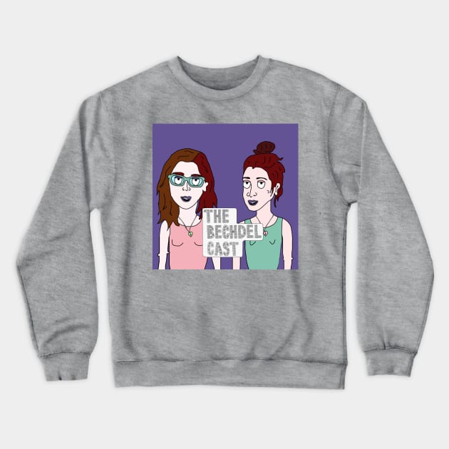 Hosts Logo Crewneck Sweatshirt by The Bechdel Cast